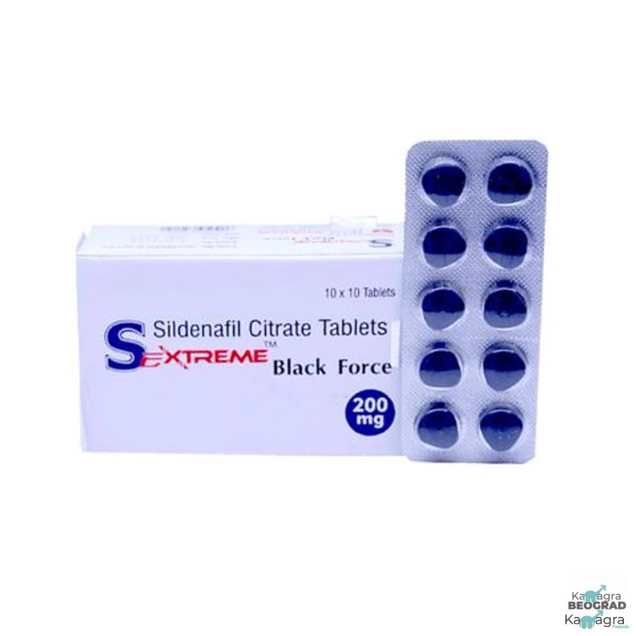 Sextreme Black Force 200mg Pakovanje