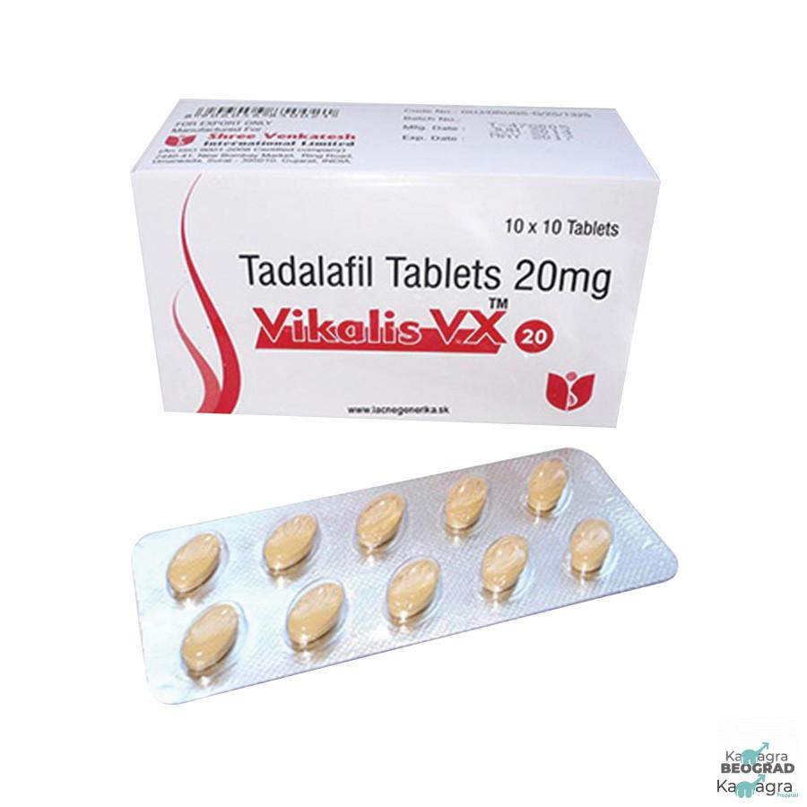 Vikalis VX 40mg Tadalafil Pakovanje