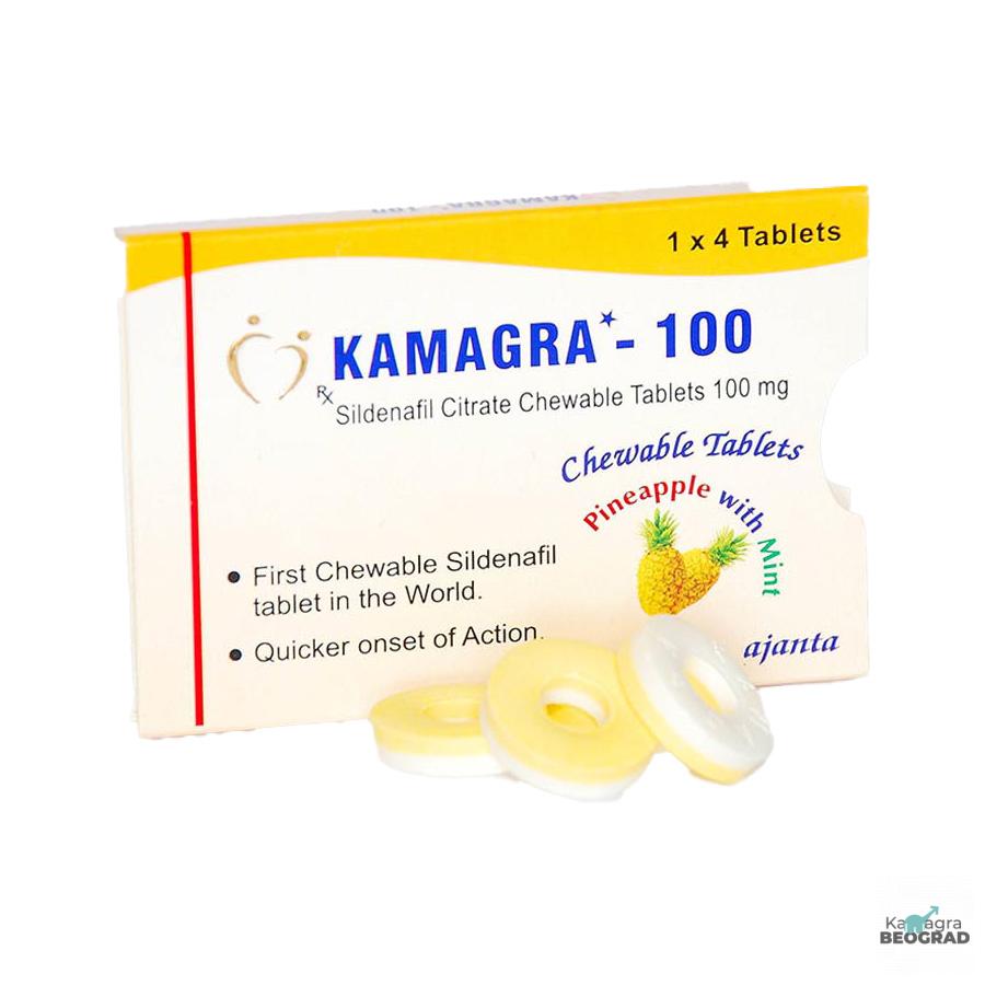 Bombone Kamagra Chewable Pakovanje
